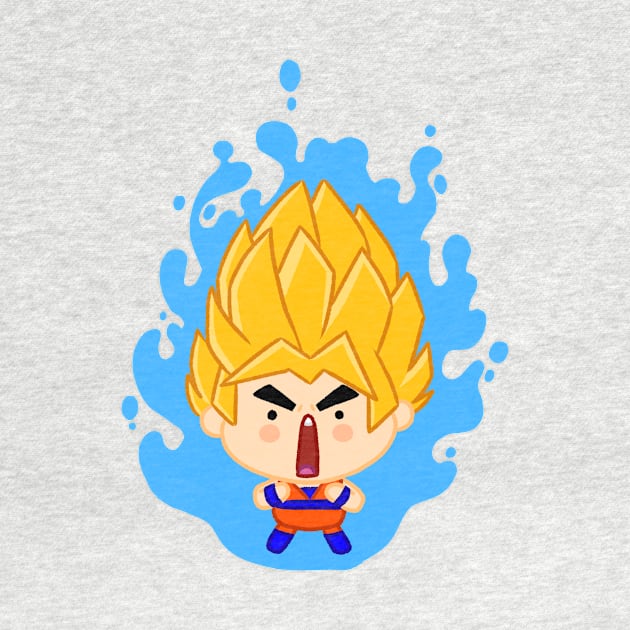 Super Saiyan by drawnbyhanna